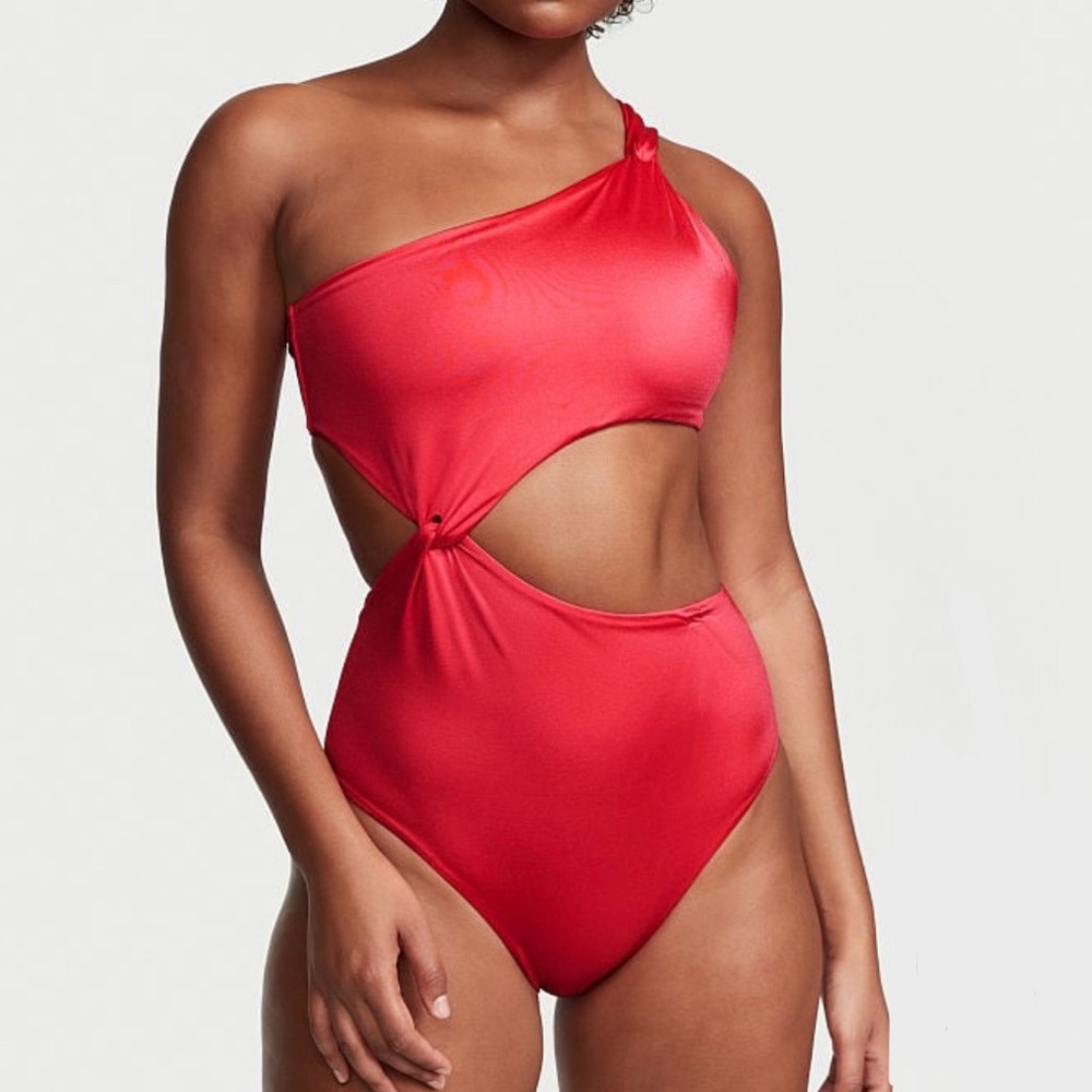 VS Wild Cherry Twist Monokini One-Piece Swimsuit